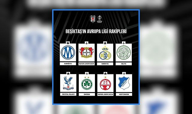 Beşiktaş'ın UEFA Avrupa Ligi'ndeki Rakipleri Belli Oldu