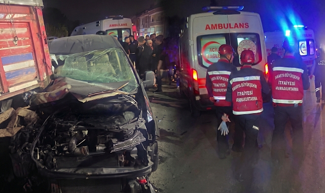 Arifiye Atatürk Caddesi’nde Feci Kaza: Panelvan Park Halindeki Kamyonun Altına Girdi